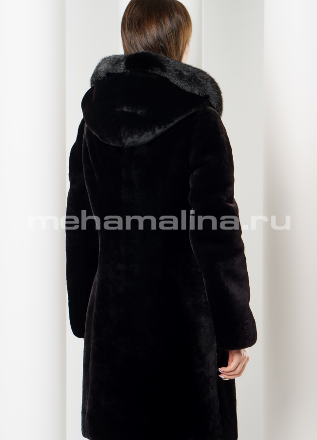 Шуба из мутона модель № S-607 в кредит