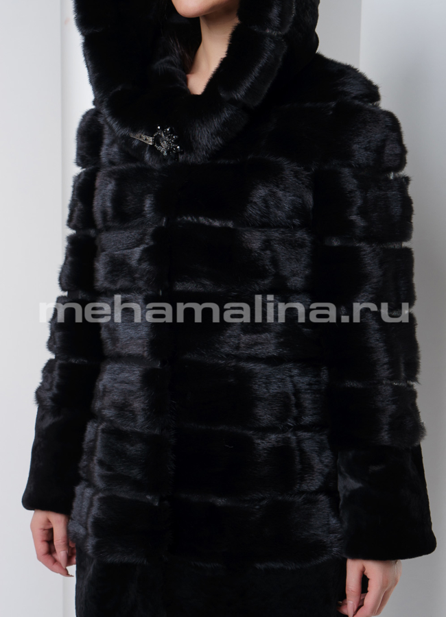 Норковая шуба трансформер модель № S-550 в кредит