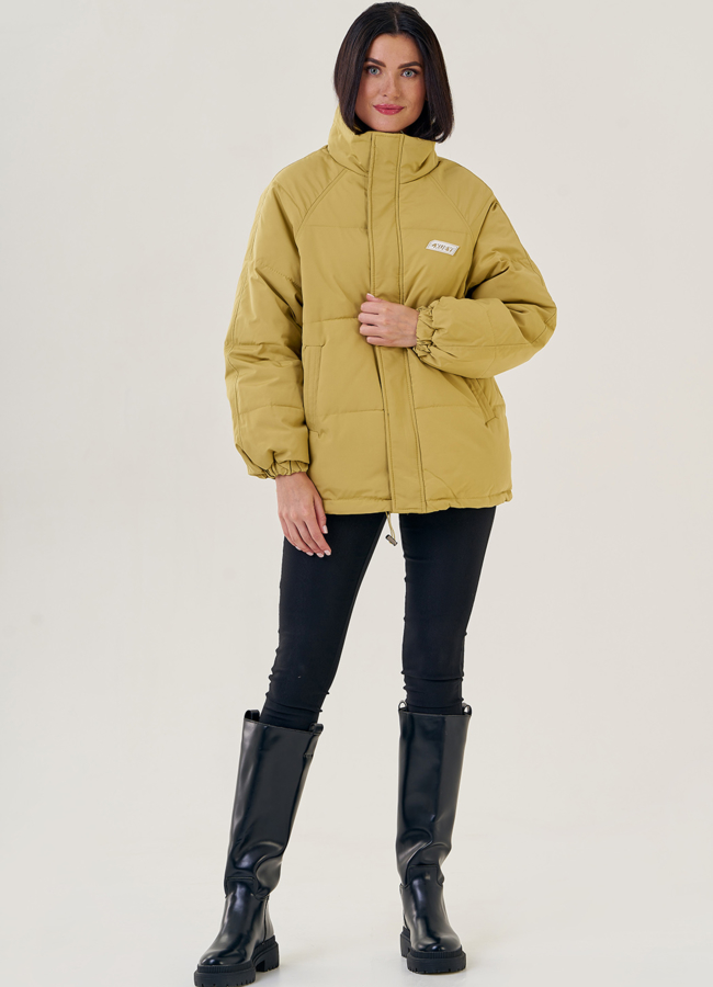 Женская куртка со стойкой модель № 23133 в рассрочку