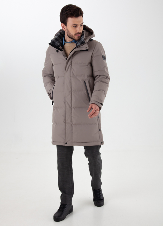 Куртка мужская зимняя с капюшоном модель № 21020 в рассрочку