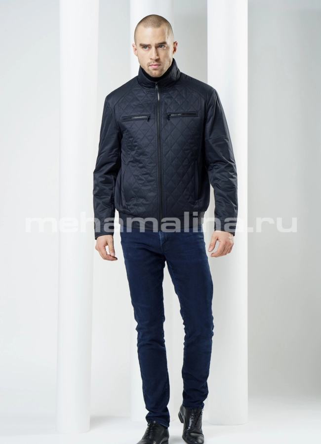 Куртка стеганая, цвет синий модель № KP-98 в рассрочку