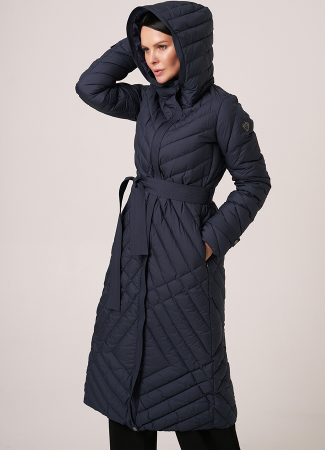 Пуховик DiegoM  с капюшоном  модель № DiegoM 831 в кредит