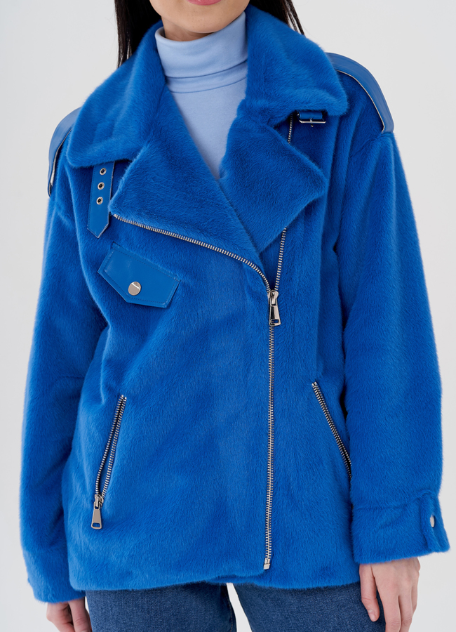 Женское укороченное пальто 