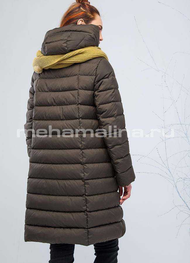фото Женский пуховик с капюшоном модель № П-166