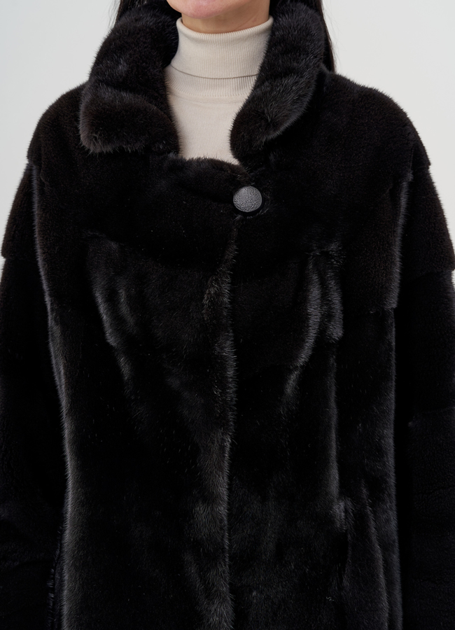 Шуба из греческой норки модель № S-646 в рассрочку