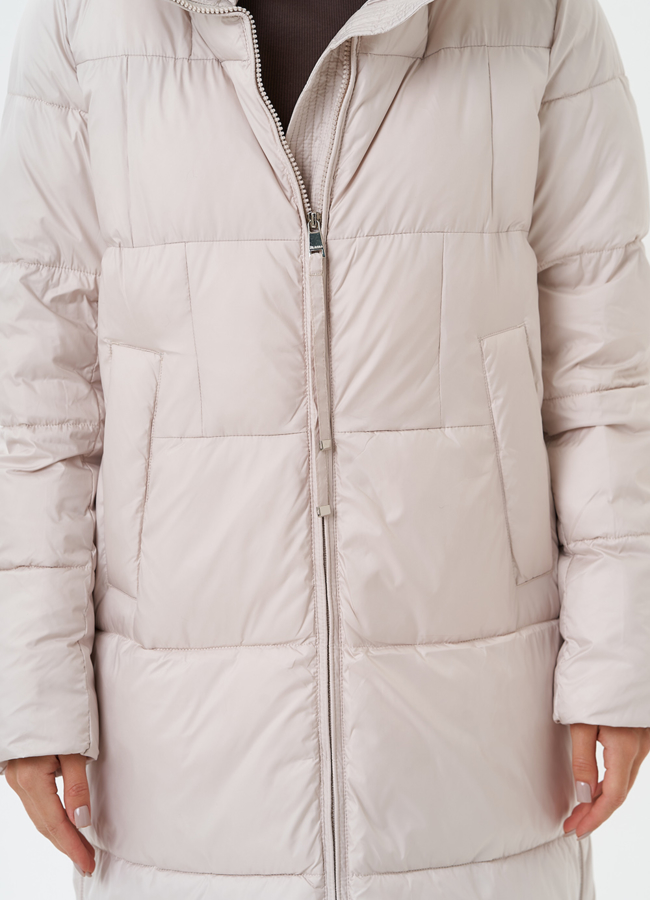 Женский пуховик с капюшоном модель № 28508 универмаг малина