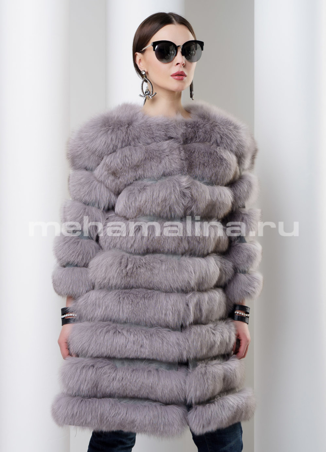 Песцовый жакет модель № M-126 универмаг малина