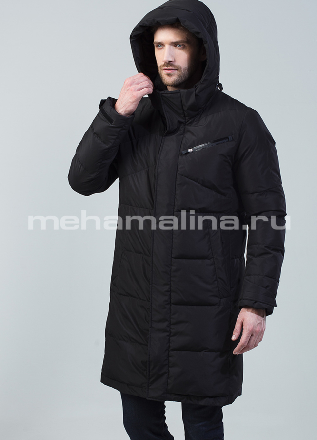 Пуховик зимний удлиненный модель № КМ-53 в кредит