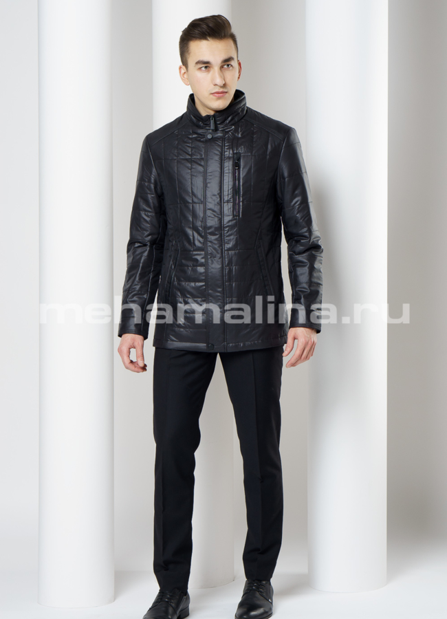Удлиненная мужская куртка  модель № 220 в кредит