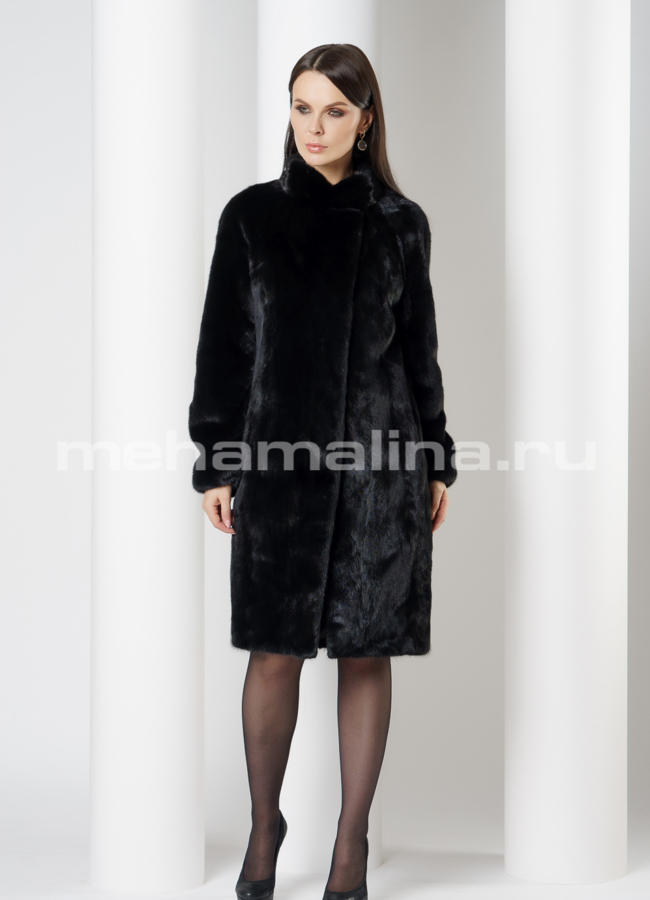 Шуба из норки, баллон с английским воротником  модель № 808 в кредит