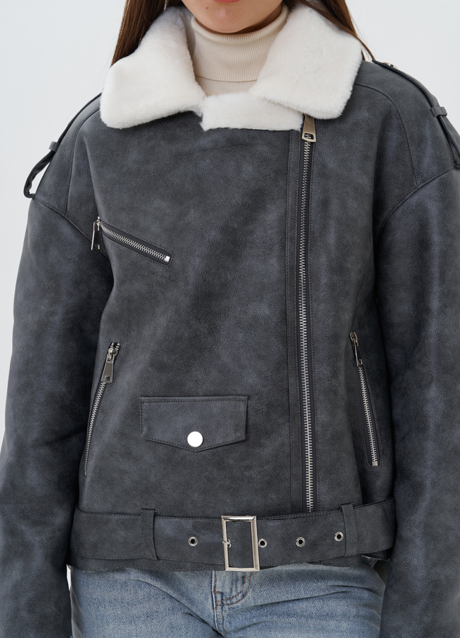 Эко дубленка 