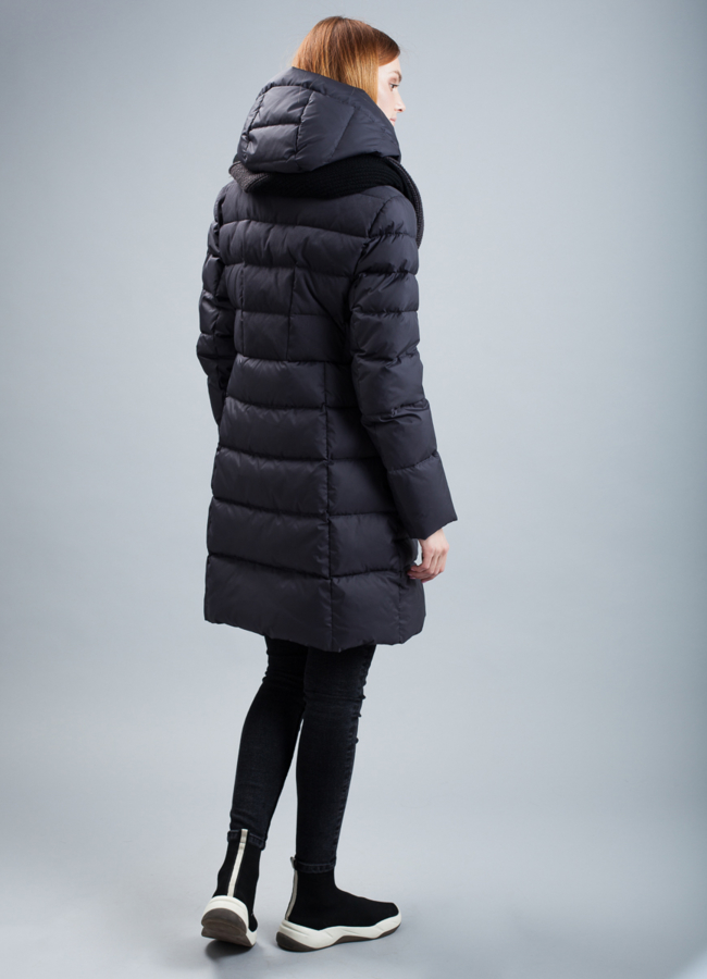 Пуховик женский на биопухе модель № П-319 в кредит