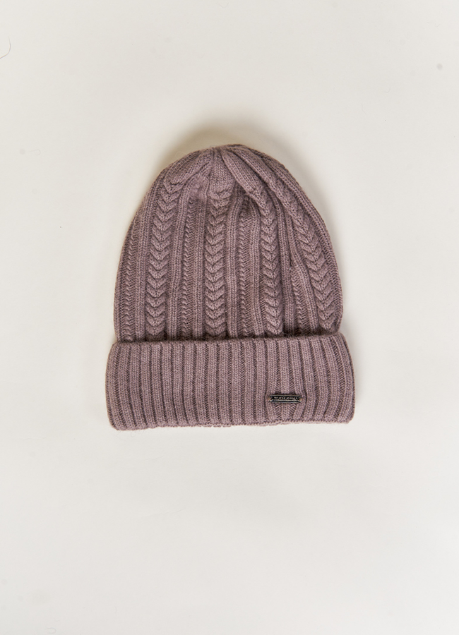 Коричневая шапка модель № 10733 в рассрочку