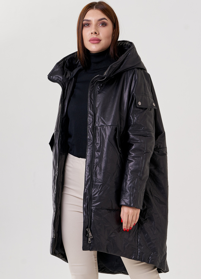 Пуховик из натуральной кожи модель № 79065 универмаг малина Пуховик из натуральной кожи модель № 79065 универмаг малина