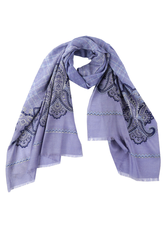 Палантин модель № А-82 меха малина