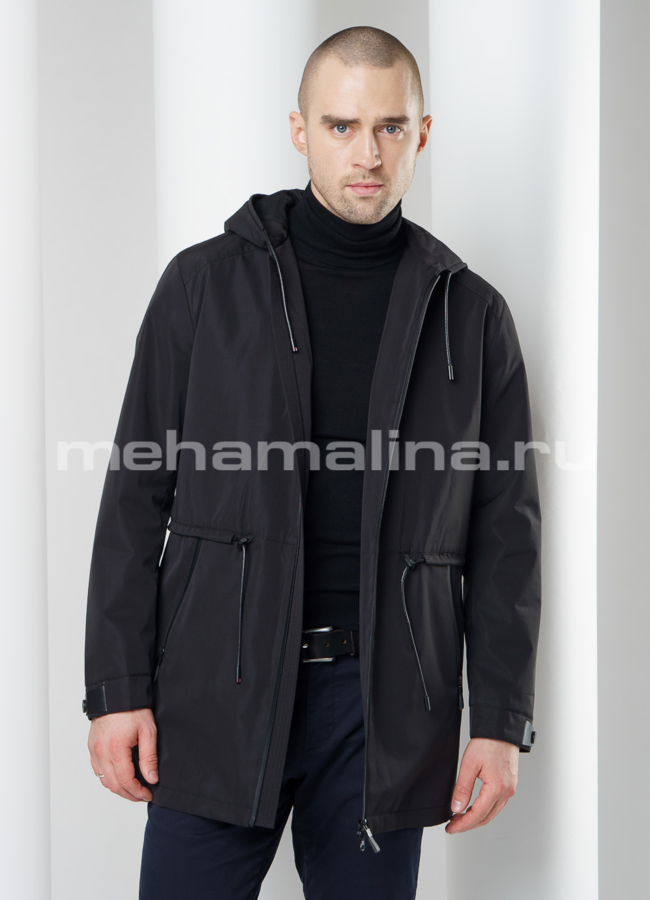 Мужская куртка с капюшоном модель № KP-204 универмаг малина
