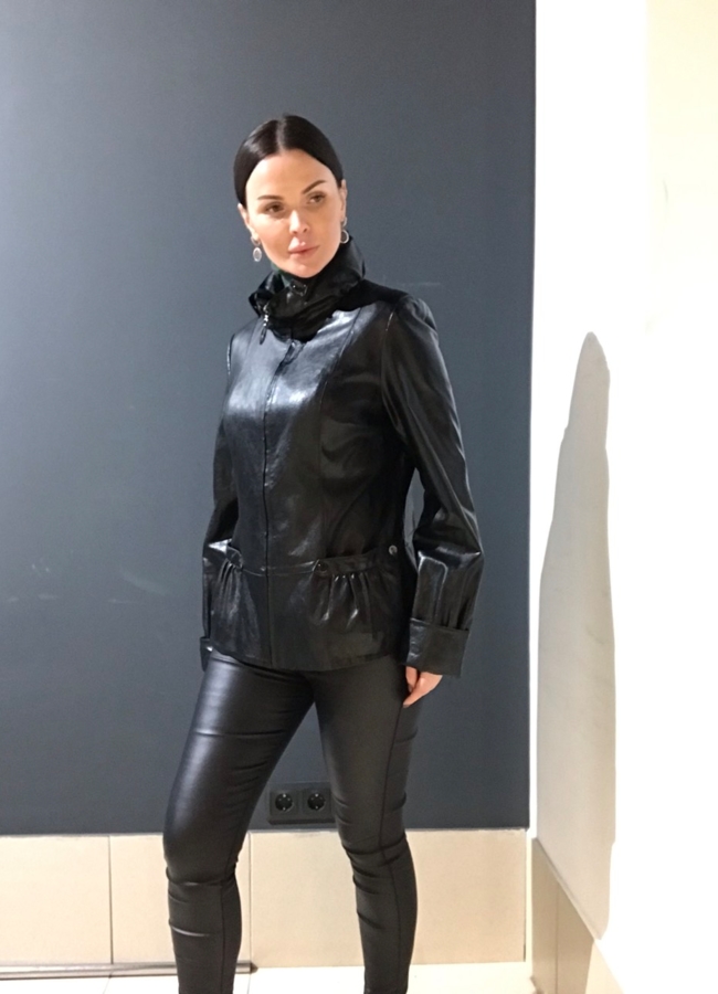 Куртка женская из эко кожи модель № 633 в рассрочку