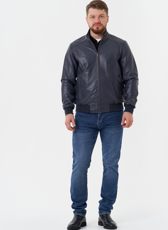 Мужская кожаная куртка 