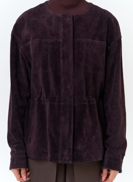 Жакет из натуральной замши