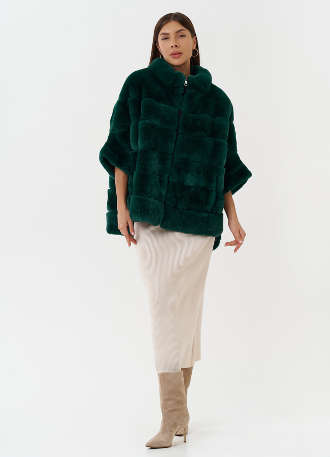 фото Женская шуба из меха кролика модель № 81804