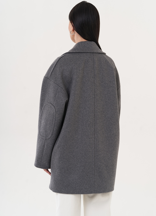 Двубортное пальто-пиджак модель № 27099 универмаг малина