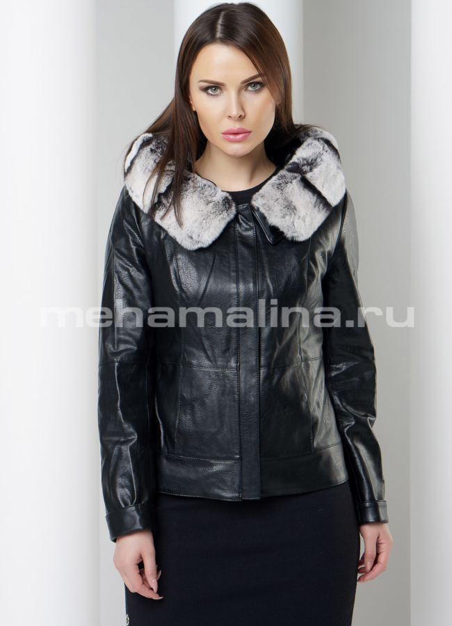 Куртка черная модель № K-417 универмаг малина