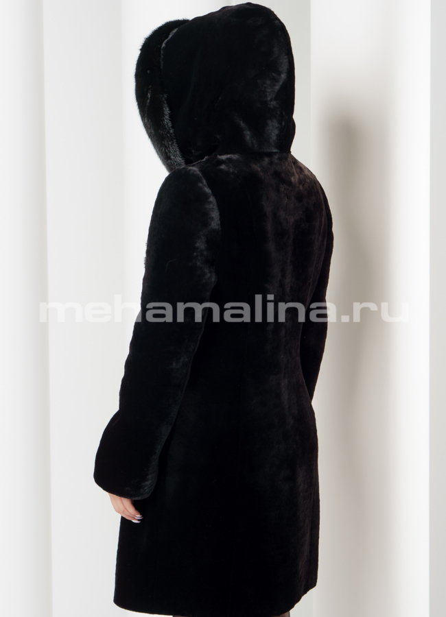 Шуба из мутона модель № S-607 универмаг малина
