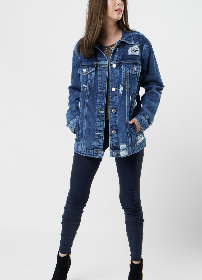 Куртка джинсовая  модель № 376 в рассрочку