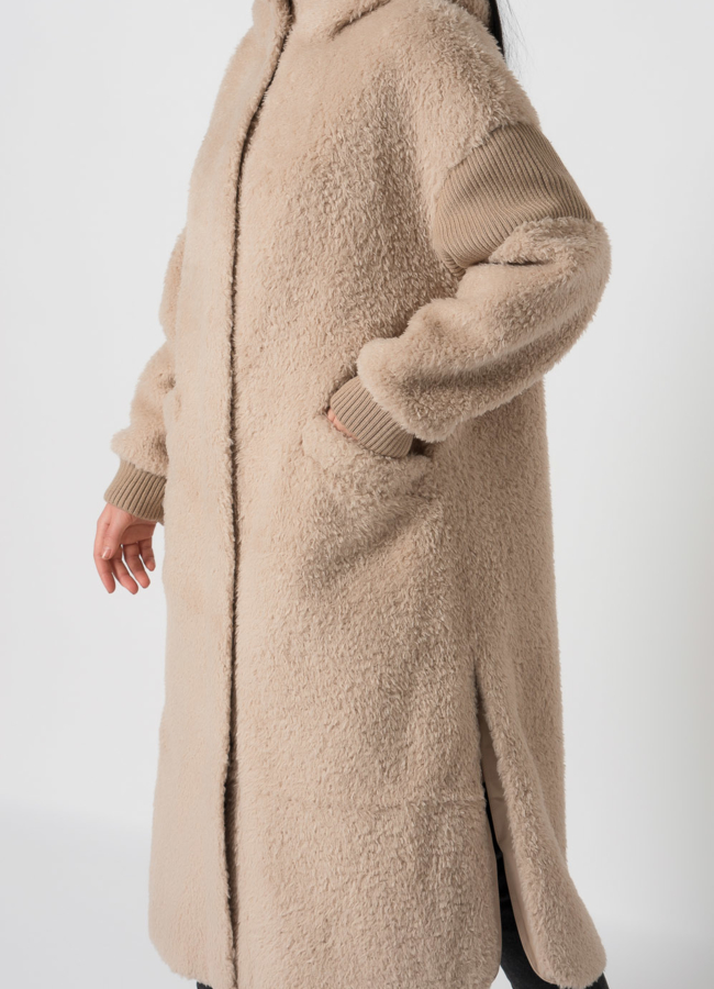 Двухстороннее пальто из шерсти модель № 88986 в рассрочку