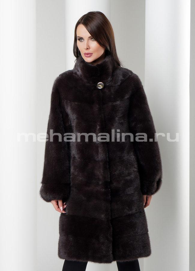 Шуба из норки модель № S-538 универмаг малина