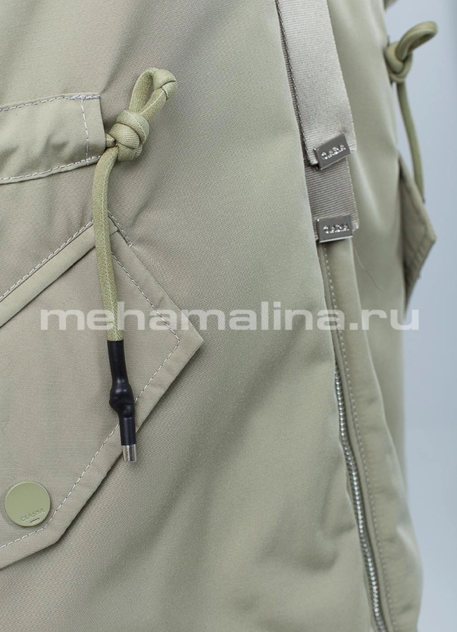 Парка зимняя с мехом модель № П-286 в рассрочку