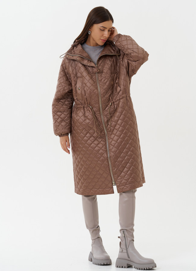 Женское утепленное пальто модель № 27150 в кредит