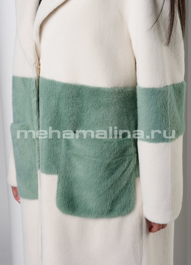 Женское ворсовое пальто модель № 17937 универмаг малина