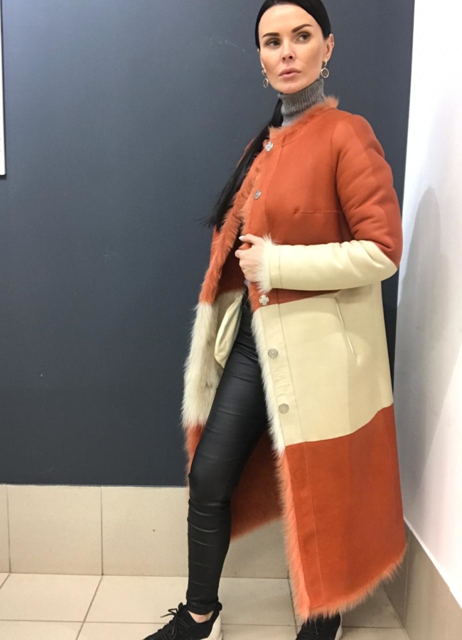 Дубленка  модель № R-1334-110 универмаг малина