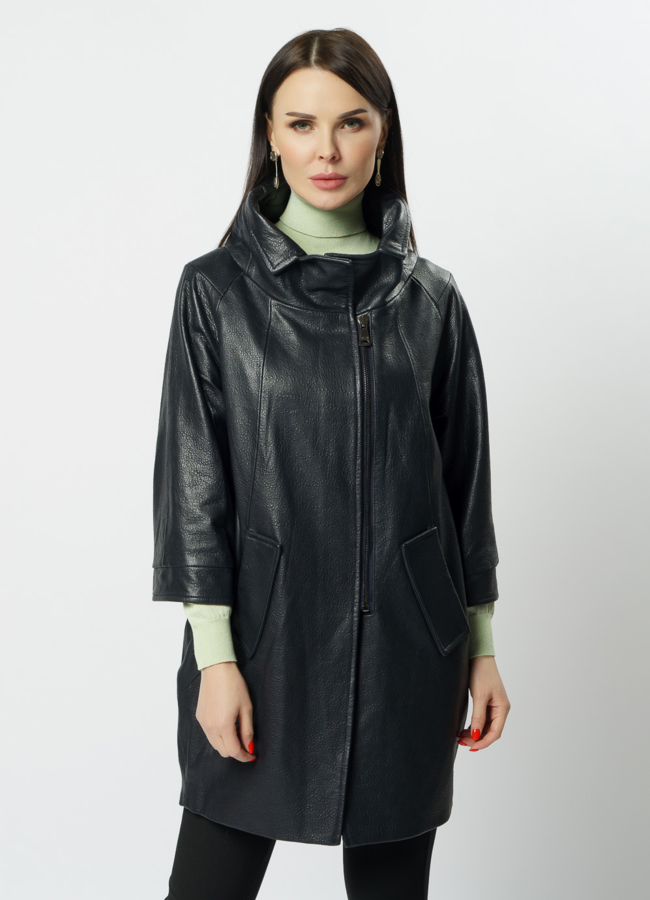 Плащ из натуральной кожи модель № 10746 универмаг малина