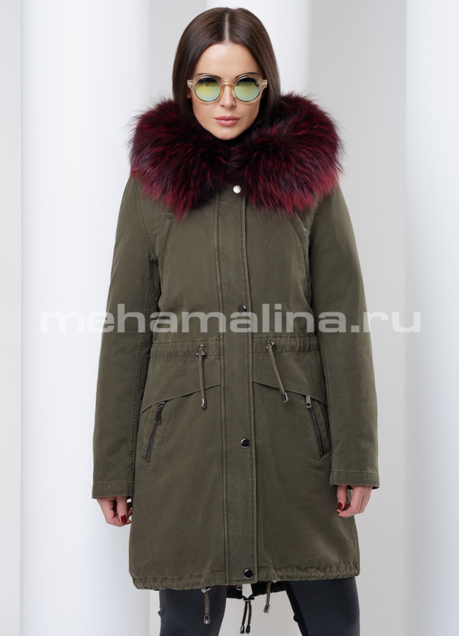 Парка женская модель № П-95 универмаг малина