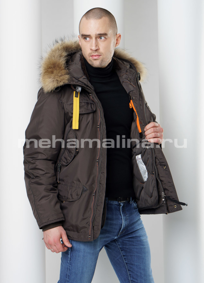 фото Пуховик мужской с капюшоном модель № KM-34