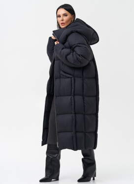 Женский пуховик с капюшоном 