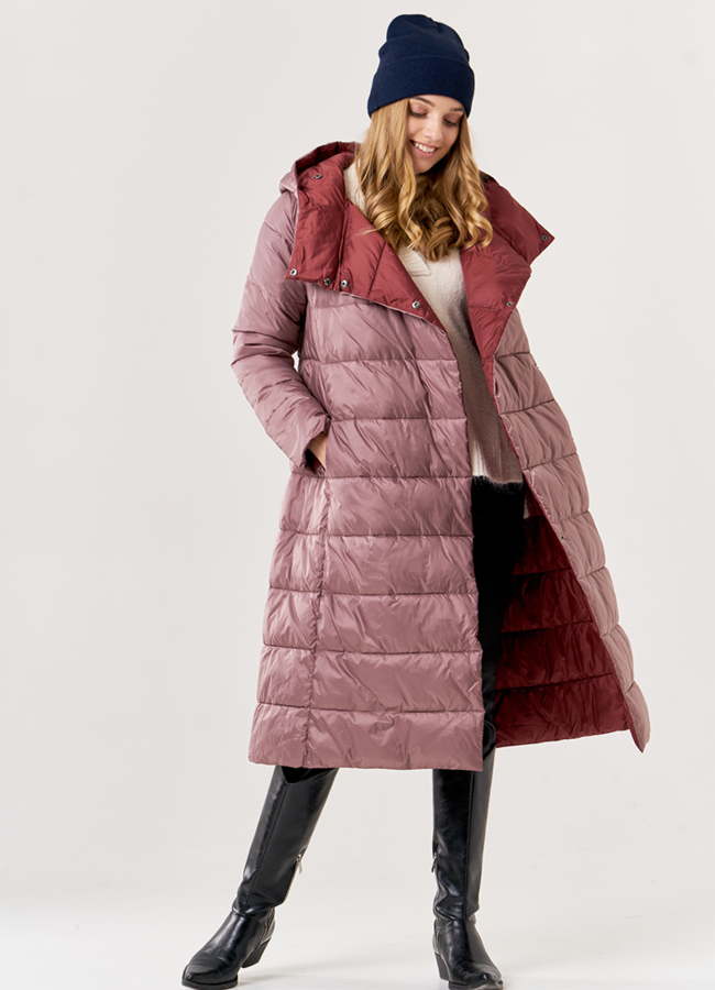 фото Шапка женская темно-синего цвета модель № 9361