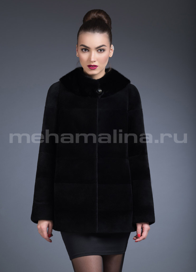 Шуба из нутрии 