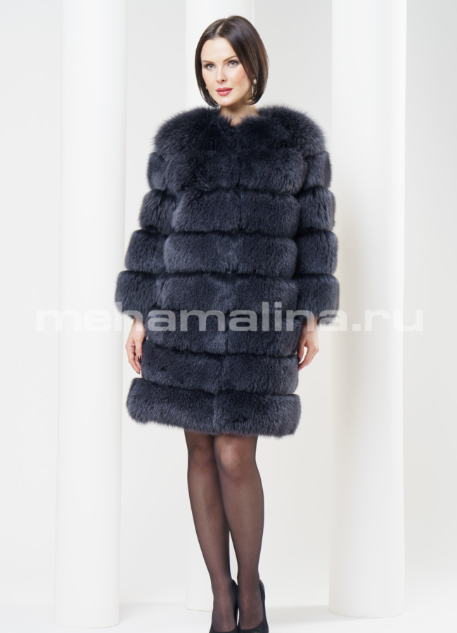 Шуба из песца модель № S-321 в кредит
