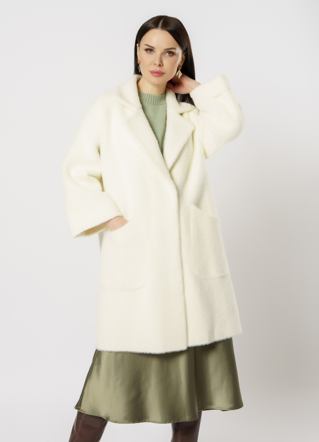 Белый кардиган модель № 20522 универмаг малина