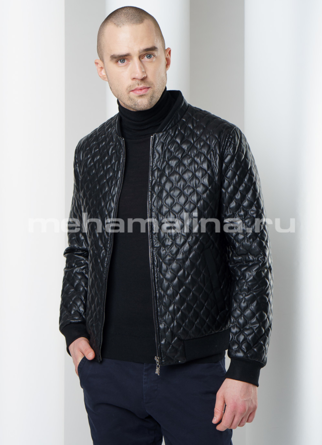 Мужская куртка на резинке модель № KP-202 универмаг малина