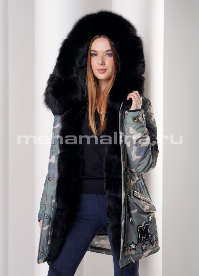 Парка Malina siberian wear модель № П-285 меха малина