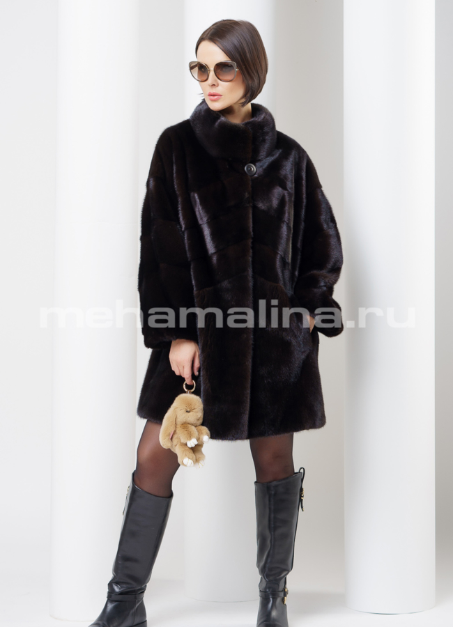 Шуба из скандинавской норки модель № S-454 в кредит