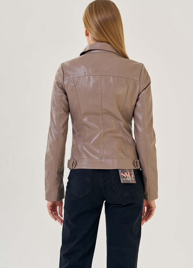 фото Женская куртка из эко кожи модель № 22865