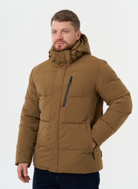 Мужской пуховик с капюшоном