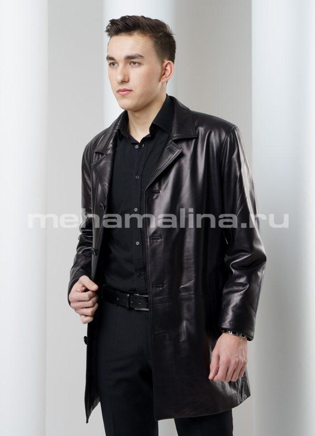 Удлиненная куртка модель № KP-176 в рассрочку