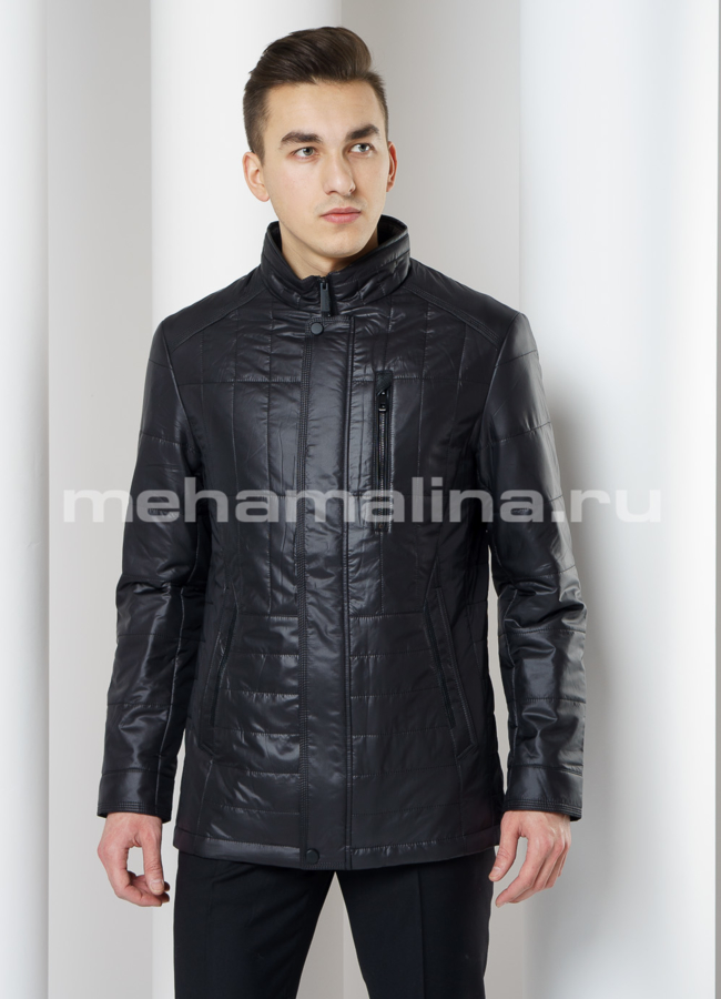 Удлиненная мужская куртка  модель № 220 универмаг малина