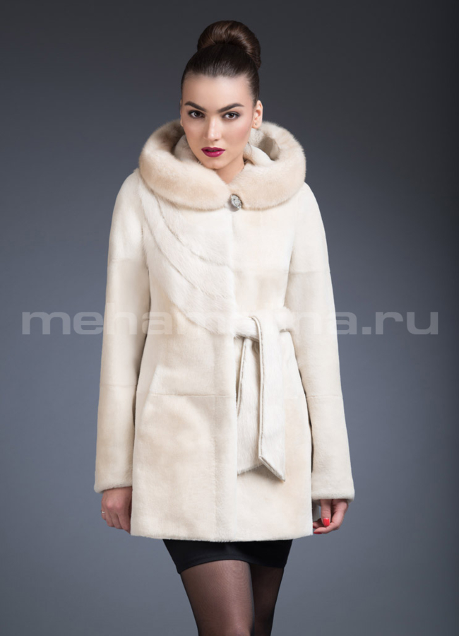 Шуба из нутрии 